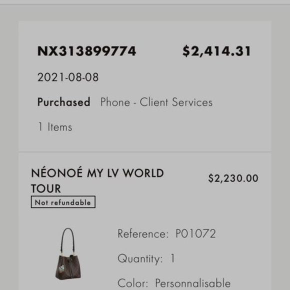 Louis Vuitton Neonoe World Tour Bucket Bag San Francisco - Picture 11 of 12